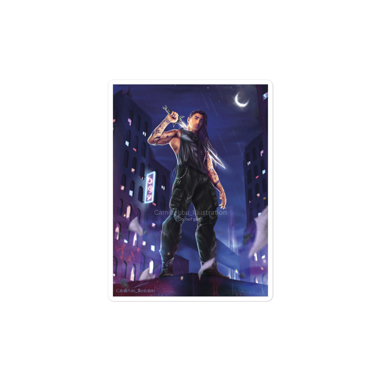 Stickers: Ruhn Danaan in Lunathion